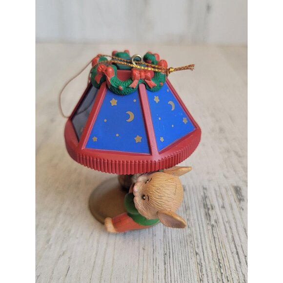 Vintage House of Lloyd lamp lighted mouse ornament Xmas - Picture 3 of 9